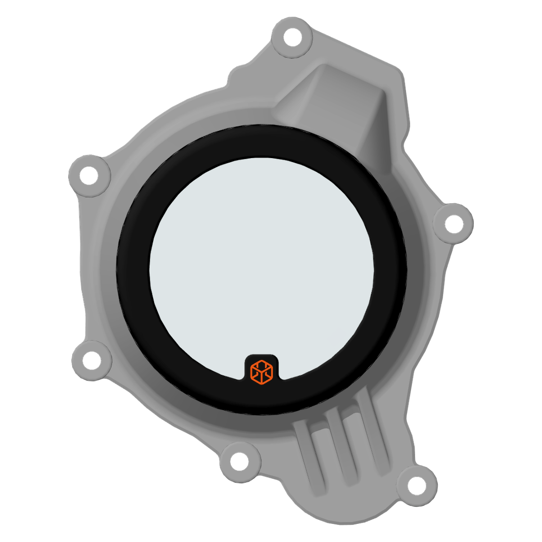 Carter accensione trasparente ktm 125 / husqvarna 125 personalizzabile stampato in 3D