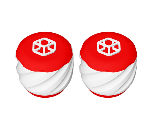 kit 2 tamponi ruota personalizzabili e stampati in 3D da sm3d