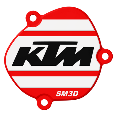 Coperchio valvola di scarico per ktm 125/250/300 personalizzabile e stampato in 3d da sm3d