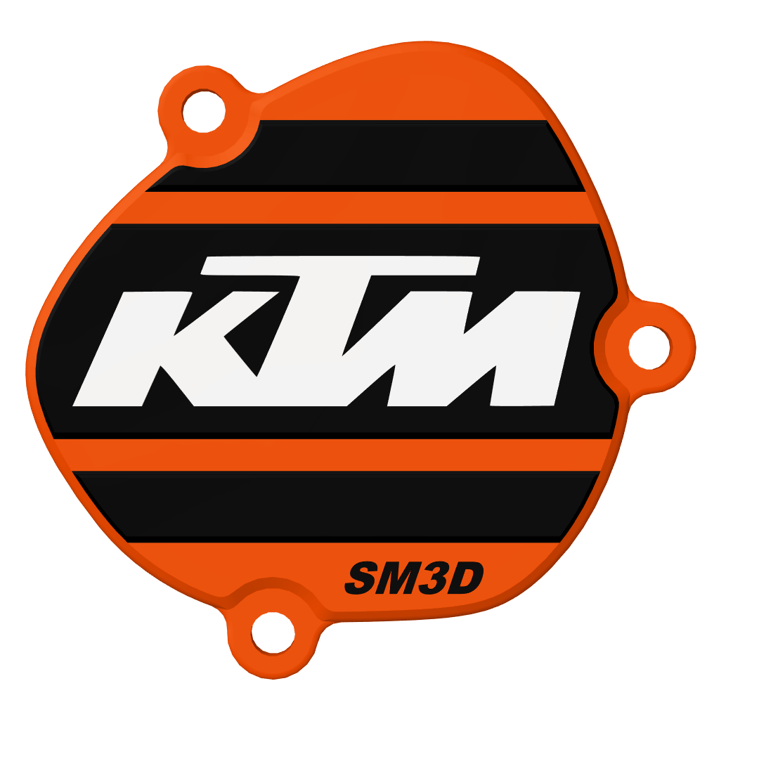 Coperchio valvola di scarico per ktm 125/250/300 personalizzabile e stampato in 3d da sm3d