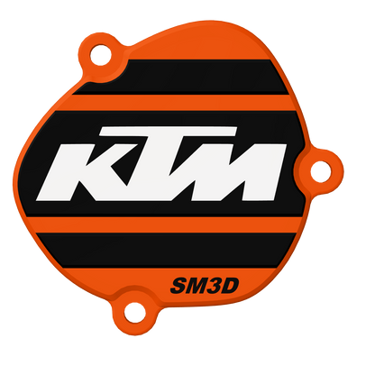 Coperchio valvola di scarico per ktm 125/250/300 personalizzabile e stampato in 3d da sm3d